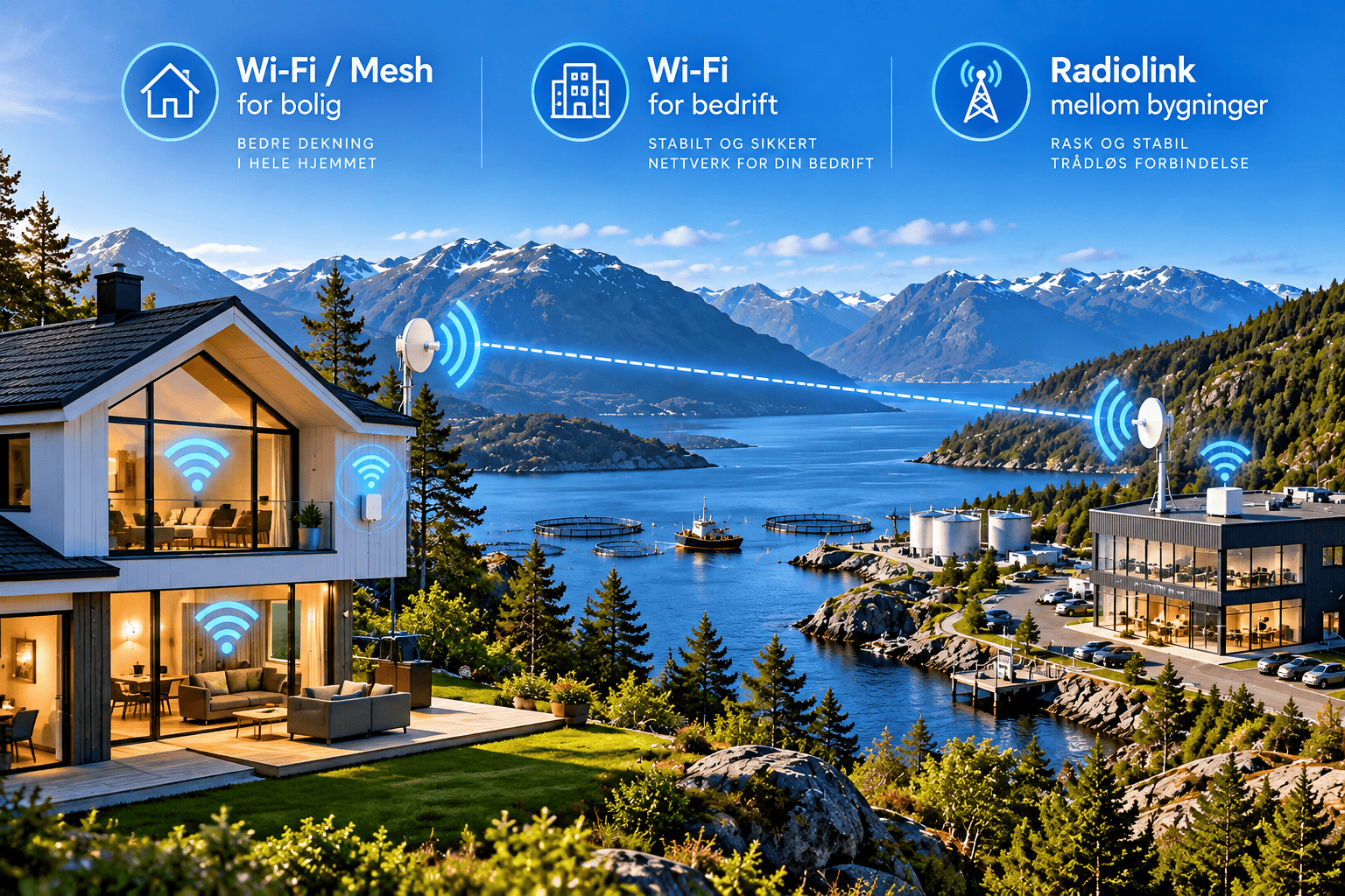 Wi-Fi og trådløse nettverk