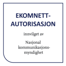 Ekomnettautorisasjon - les mer hos Nkom